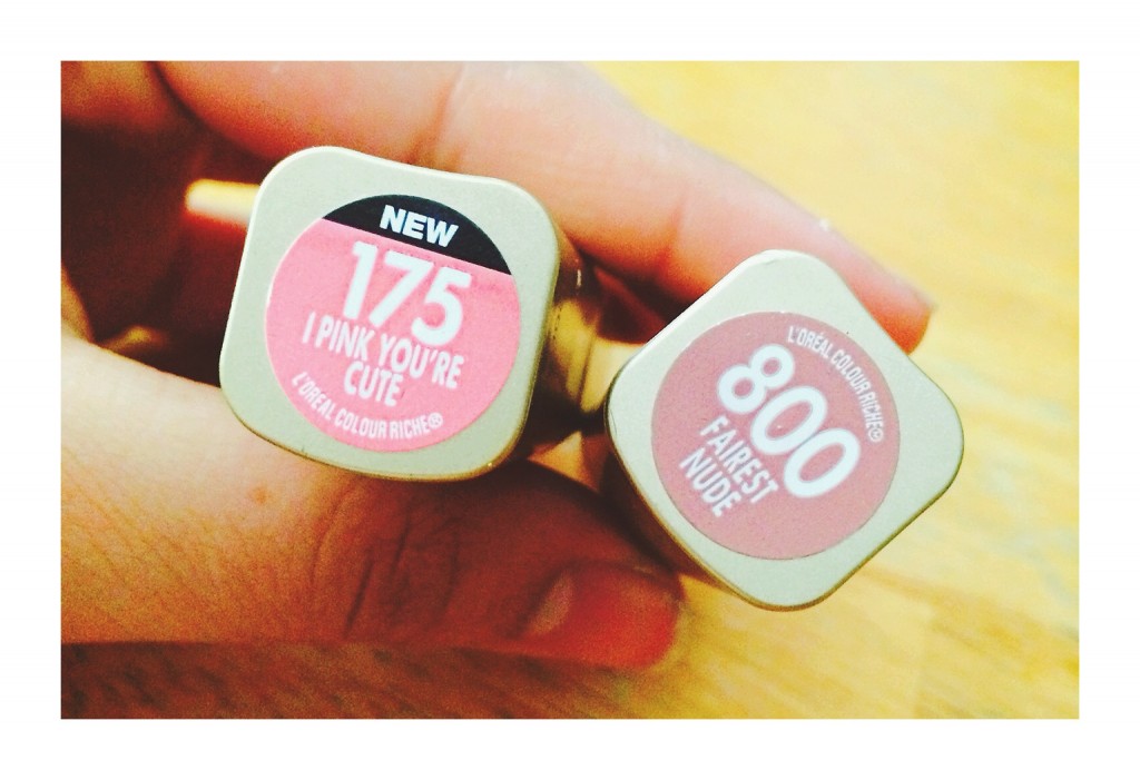 L'Oreal Lipsticks in 175 and 800--Walgreens.